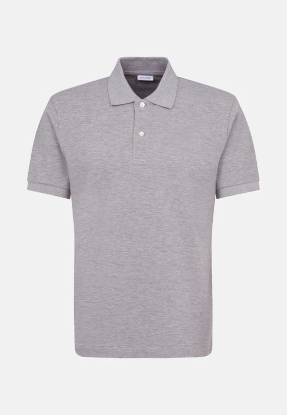 Regular Polo Uni in Grey |  Seidensticker Onlineshop