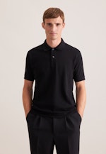 Regular Polo Uni in Schwarz |  Seidensticker Onlineshop