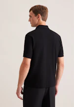 Regular Polo Uni in Schwarz |  Seidensticker Onlineshop