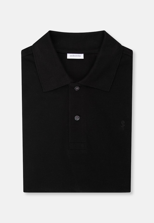 Regular Polo Uni in Schwarz |  Seidensticker Onlineshop