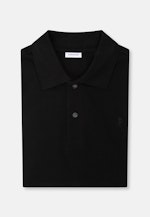 Regular Polo Uni in Schwarz |  Seidensticker Onlineshop