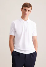 Regular Polo Uni in Weiß |  Seidensticker Onlineshop