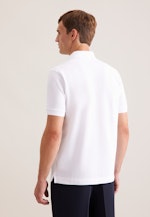 Regular Polo Uni in Weiß |  Seidensticker Onlineshop