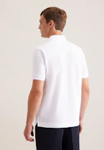 Regular Polo Uni in Weiß |  Seidensticker Onlineshop