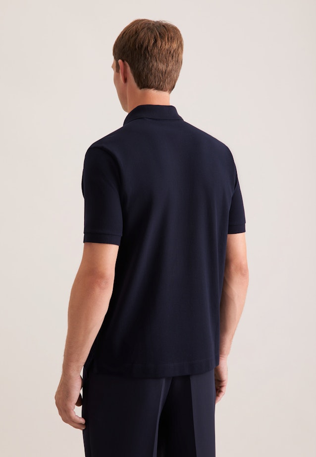 Regular Polo Uni in Dunkelblau |  Seidensticker Onlineshop