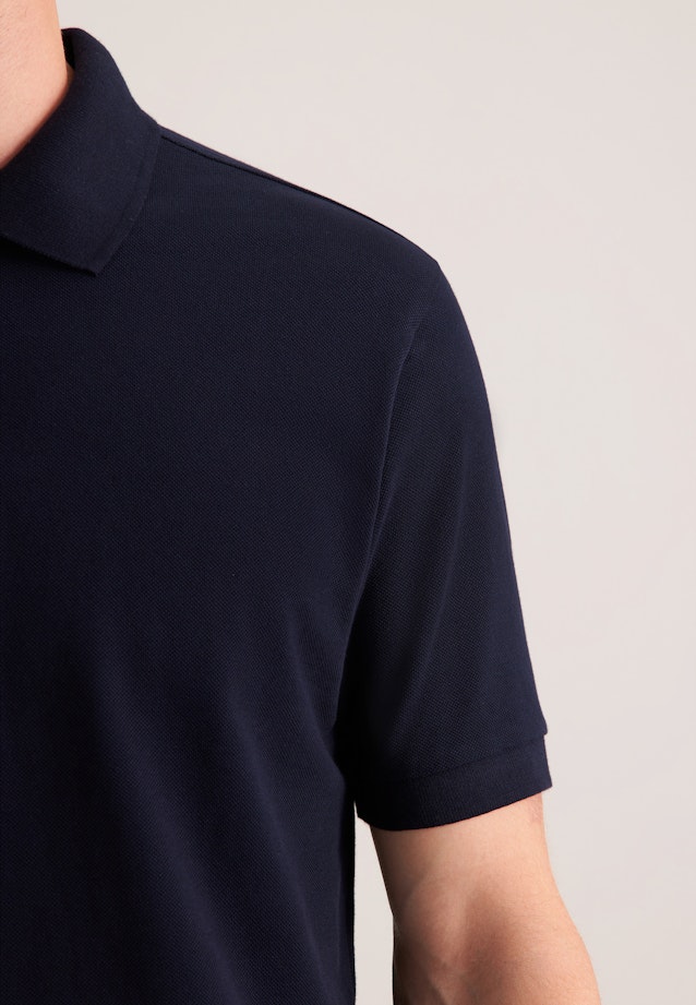 Regular Polo Uni in Dunkelblau |  Seidensticker Onlineshop