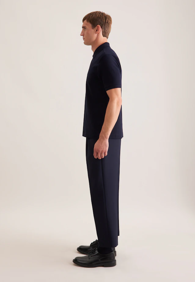 Regular Polo Uni in Dunkelblau |  Seidensticker Onlineshop