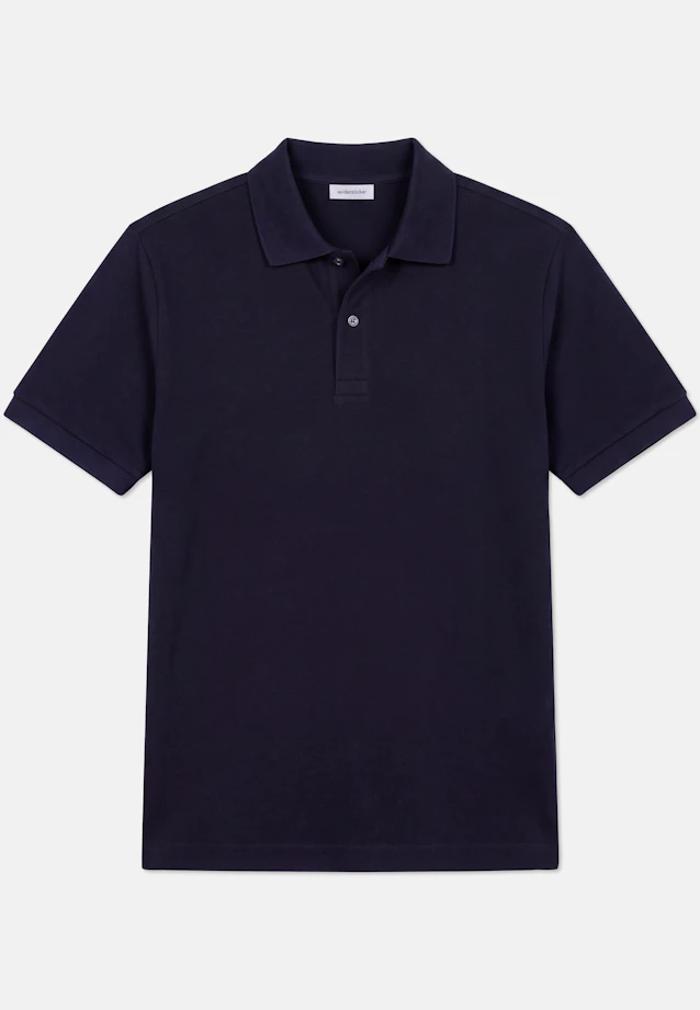 Regular Polo Uni in Dunkelblau |  Seidensticker Onlineshop