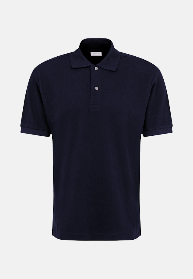 Regular Polo Uni in Dunkelblau |  Seidensticker Onlineshop
