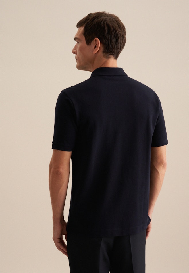 Collar Polo in Dark Blue | Seidensticker online shop