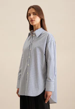 Long blouse Stripe in Medium Blue |  Seidensticker Onlineshop