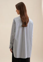 Long blouse Stripe in Medium Blue |  Seidensticker Onlineshop