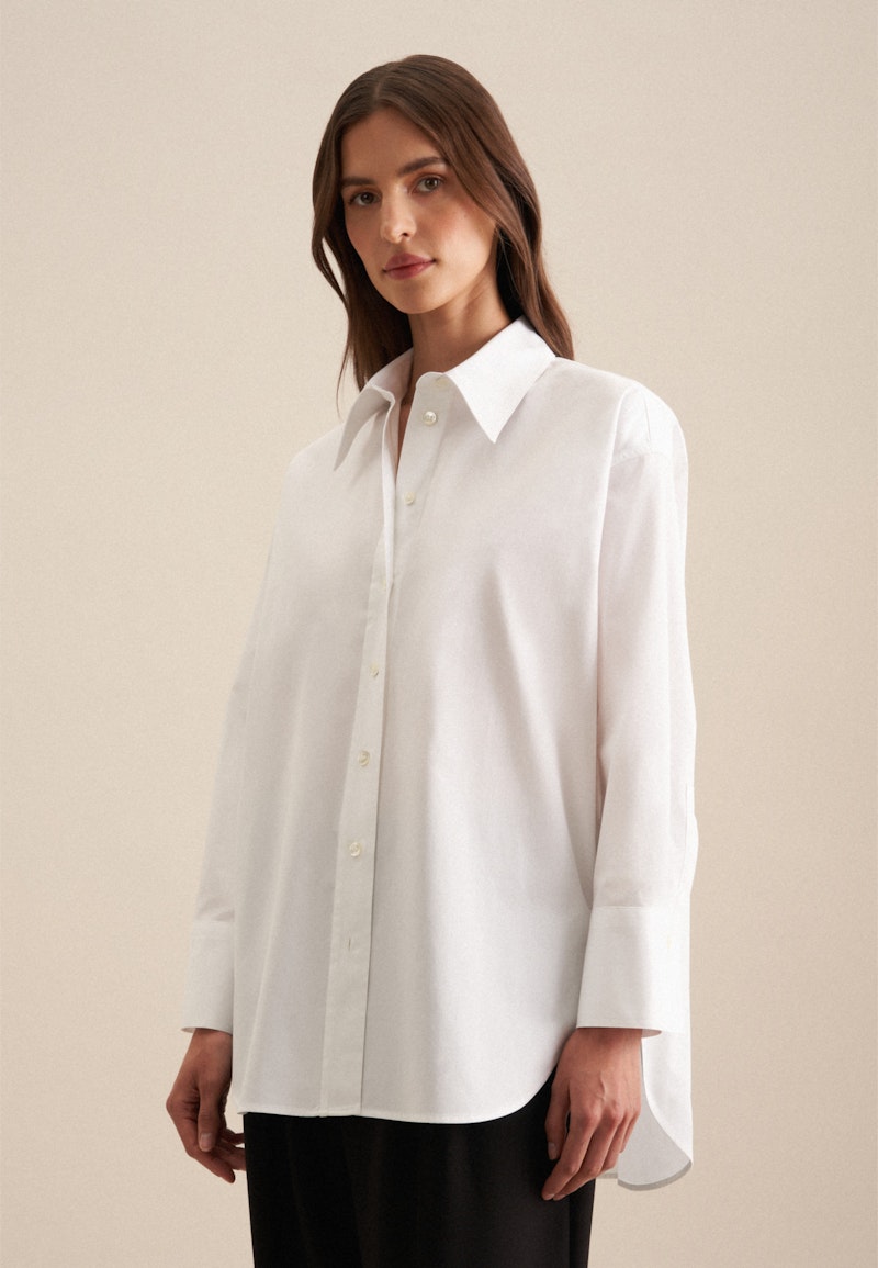 Blouse longue Twill (sergé)