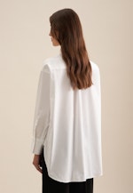 Blouse longue Twill (sergé) in Blanc |  Seidensticker Onlineshop