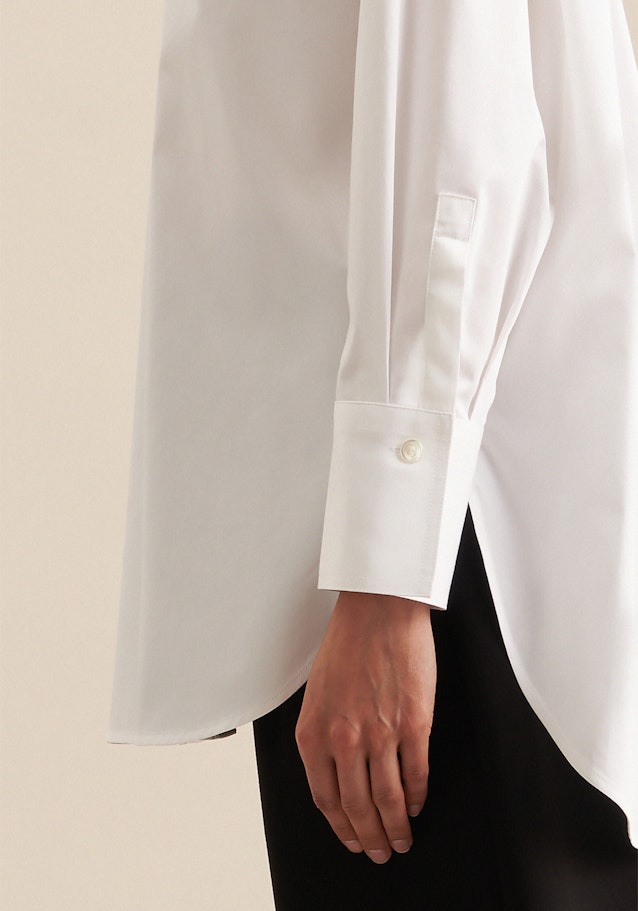 Longbluse Uni in Weiß | Seidensticker Onlineshop