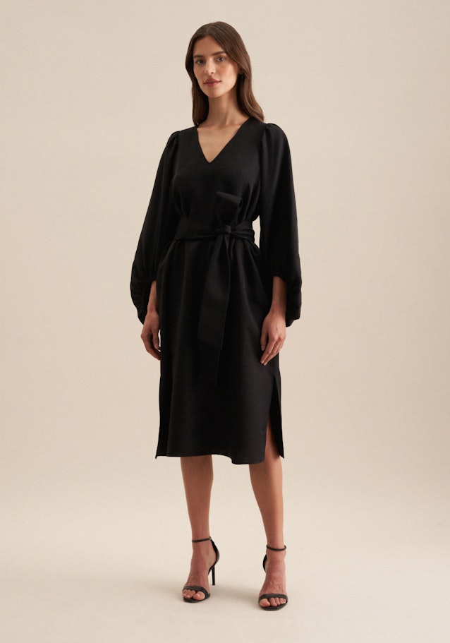 Kleid Uni in Schwarz | Seidensticker Onlineshop