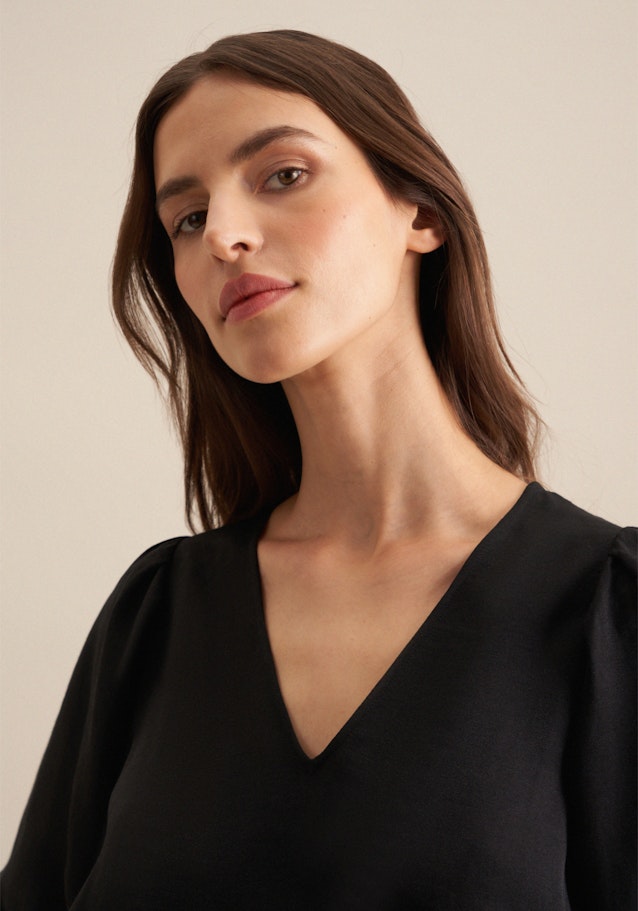 Kleid Uni in Schwarz | Seidensticker Onlineshop