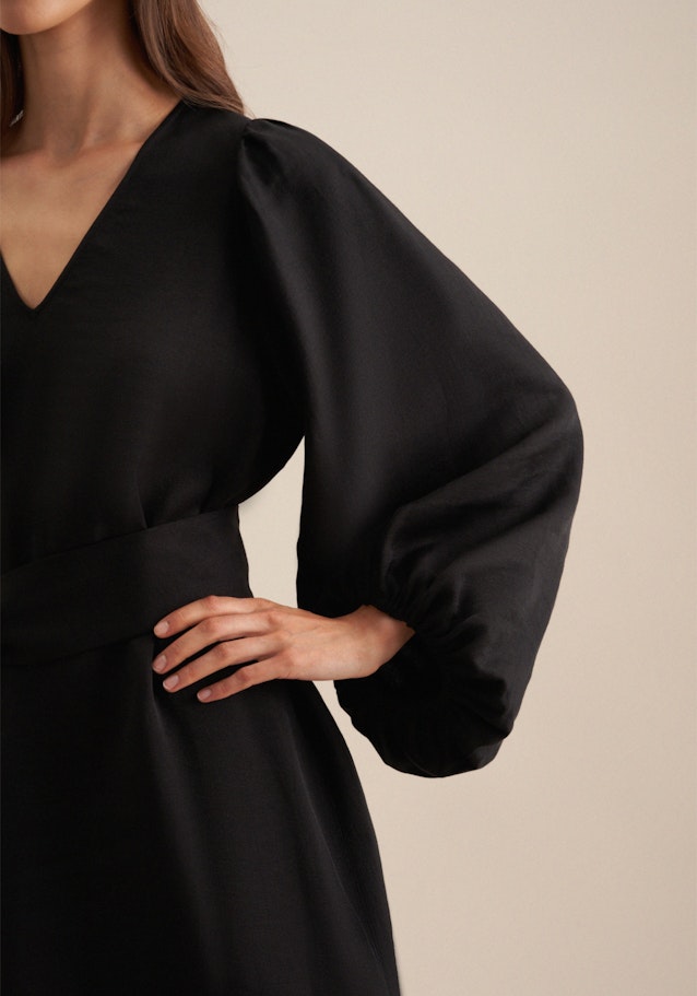 Kleid Uni in Schwarz | Seidensticker Onlineshop
