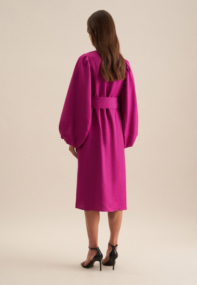 V-Neck Dress in Purple | Seidensticker online shop