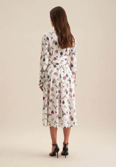 Robe Imprimé in Rose Fuchsia |  Seidensticker Onlineshop