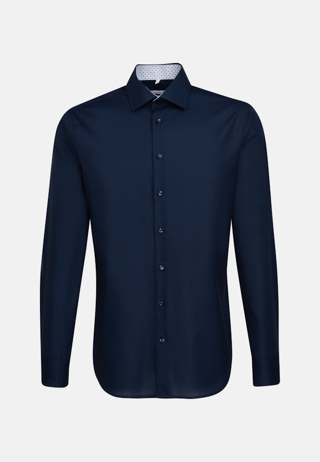X-Slim Business Hemd Uni in Dunkelblau |  Seidensticker Onlineshop