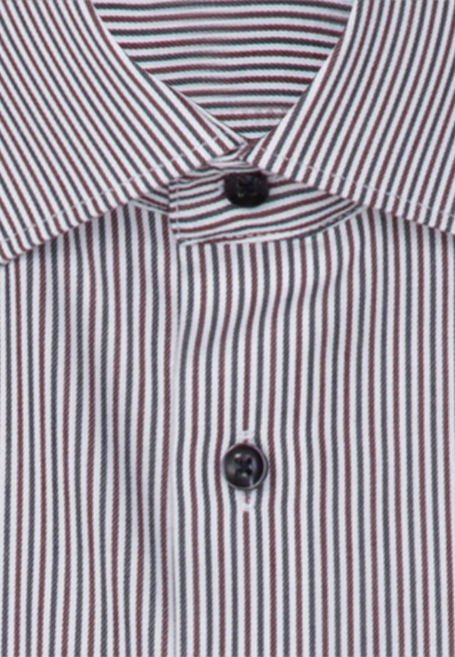 X-Slim Business Hemd Streifen in Rot |  Seidensticker Onlineshop