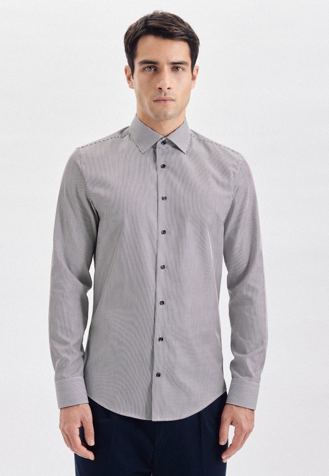 Non-iron Twill Business Shirt in X-Slim with Kent-Collar in Red | Seidensticker online shop