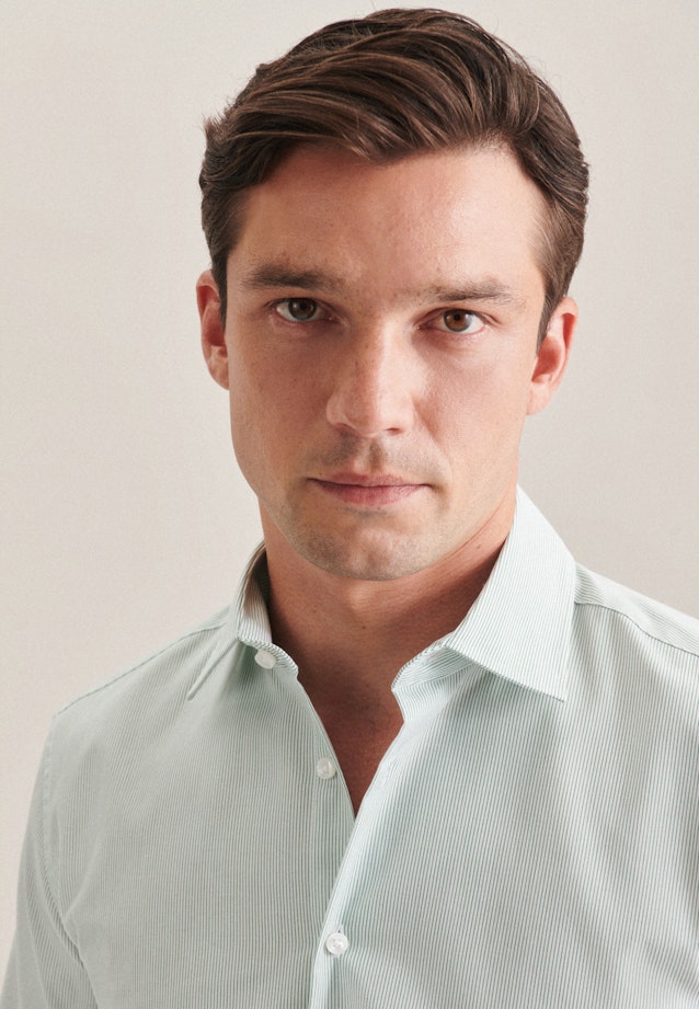 Slim Business shirt Stripe in Green |  Seidensticker Onlineshop