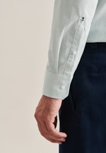 Non-iron Poplin Business Shirt in Slim with Kent-Collar in Green |  Seidensticker Onlineshop