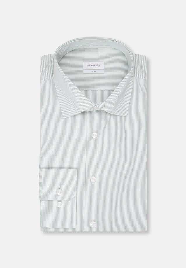 Slim Business shirt Stripe in Green |  Seidensticker Onlineshop