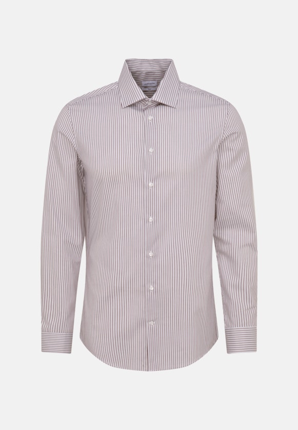 Slim Business Hemd Streifen in Rot |  Seidensticker Onlineshop