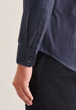 Business Shirt in Slim with Kent-Collar in Dark Blue |  Seidensticker Onlineshop