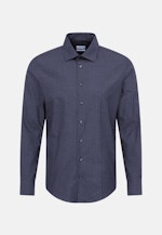 Business Shirt in Slim with Kent-Collar in Dark Blue |  Seidensticker Onlineshop