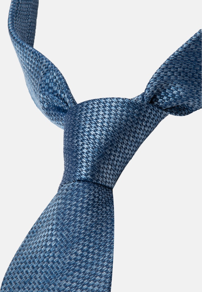 Krawatte aus 100% Seide in Mittelblau | Seidensticker Onlineshop