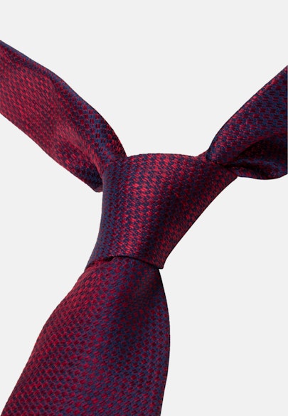 Breit (7cm) Krawatte Kleinmuster in Rot |  Seidensticker Onlineshop