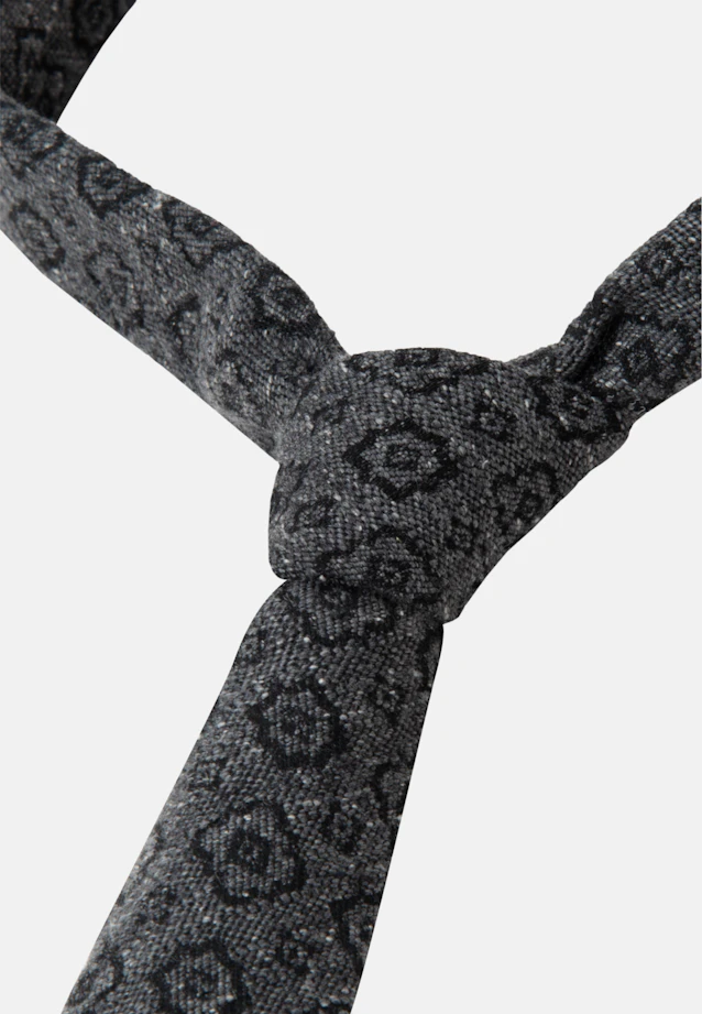 Slim (5cm) Tie Small pattern in Black |  Seidensticker Onlineshop