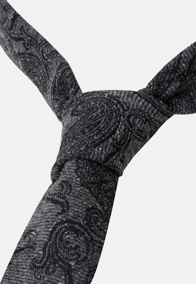 Slim (5cm) Tie Paisley in Black |  Seidensticker Onlineshop
