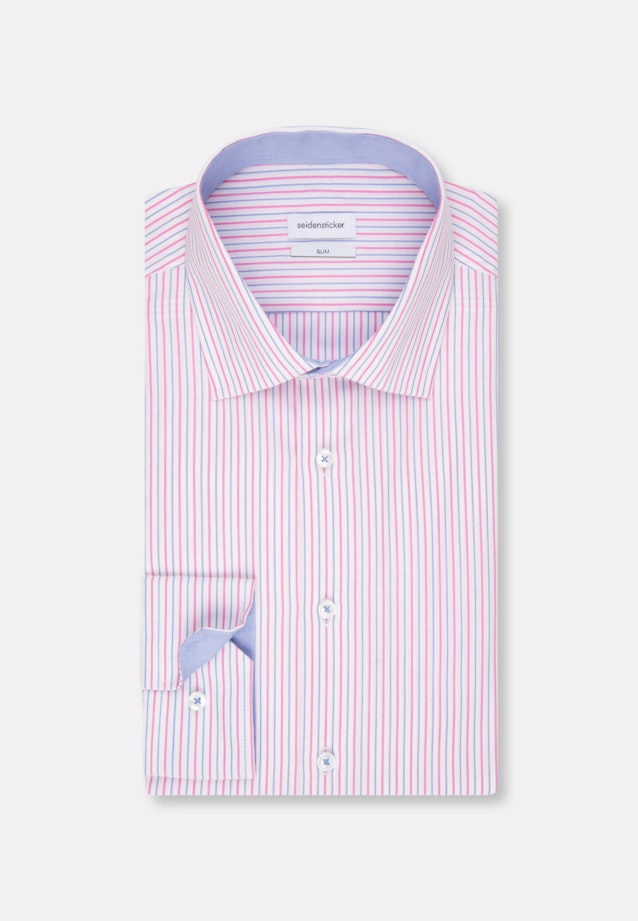 Slim Chemise d'affaires rayures in Rose Fuchsia |  Seidensticker Onlineshop