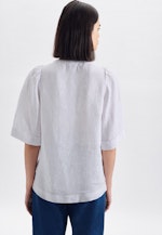 Regular fit Shirtbluse Uni in Weiß |  Seidensticker Onlineshop