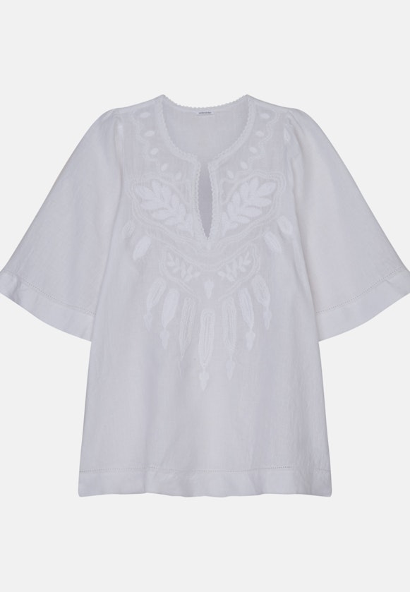 Regular fit Shirtbluse Uni in Weiß |  Seidensticker Onlineshop