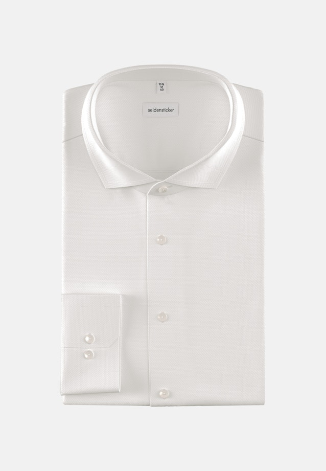 Twill Business Hemd in Regular mit Kent-Collar in White |  Seidensticker Onlineshop