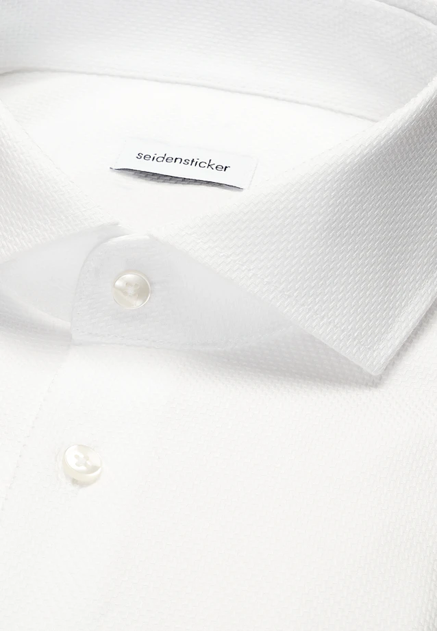 Regular Business Hemd Struktur in Weiß |  Seidensticker Onlineshop