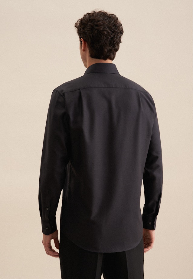 Regular Business shirt Structure in Grey |  Seidensticker Onlineshop