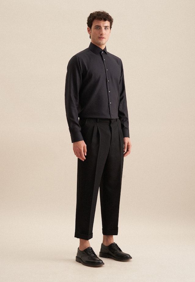 Regular Chemise d'affaires Structure in Gris |  Seidensticker Onlineshop