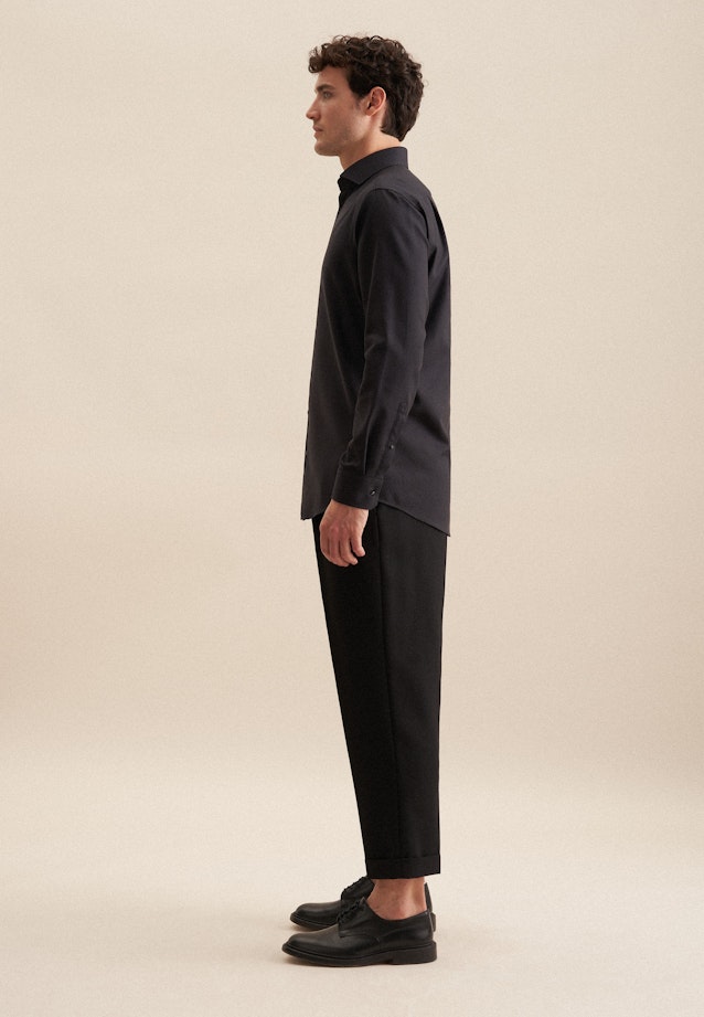 Regular Chemise d'affaires Structure in Gris |  Seidensticker Onlineshop