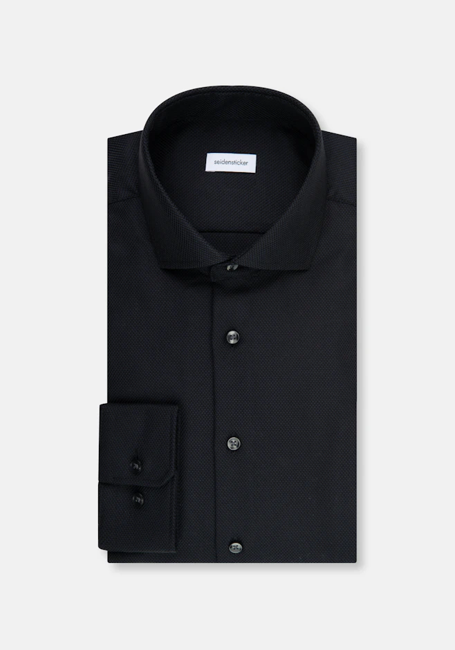 Regular Chemise d'affaires Structure dans Gris | Boutique en ligne Seidensticker