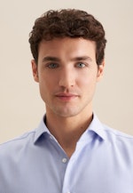 Regular Business shirt Structure in Light Blue |  Seidensticker Onlineshop