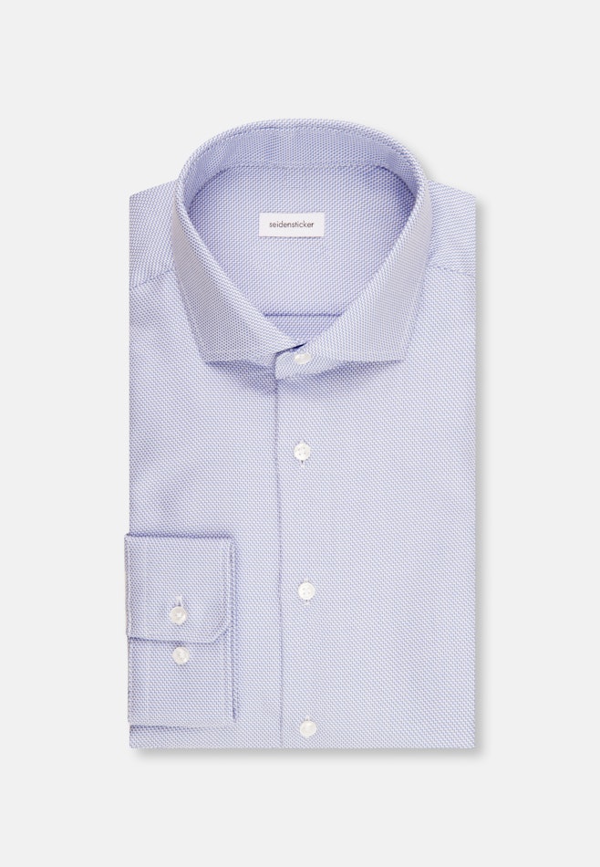 Regular Business shirt Structure in Light Blue | Seidensticker online shop