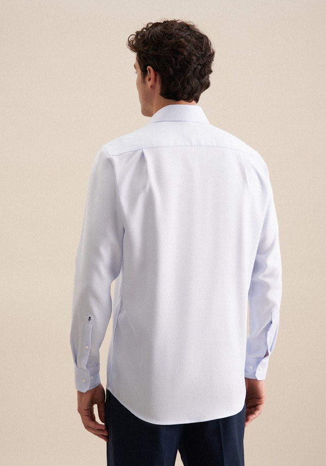 Regular Business shirt Structure in Light Blue | Seidensticker Onlineshop