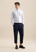 Regular Chemise d'affaires Structure in Bleu Clair |  Seidensticker Onlineshop